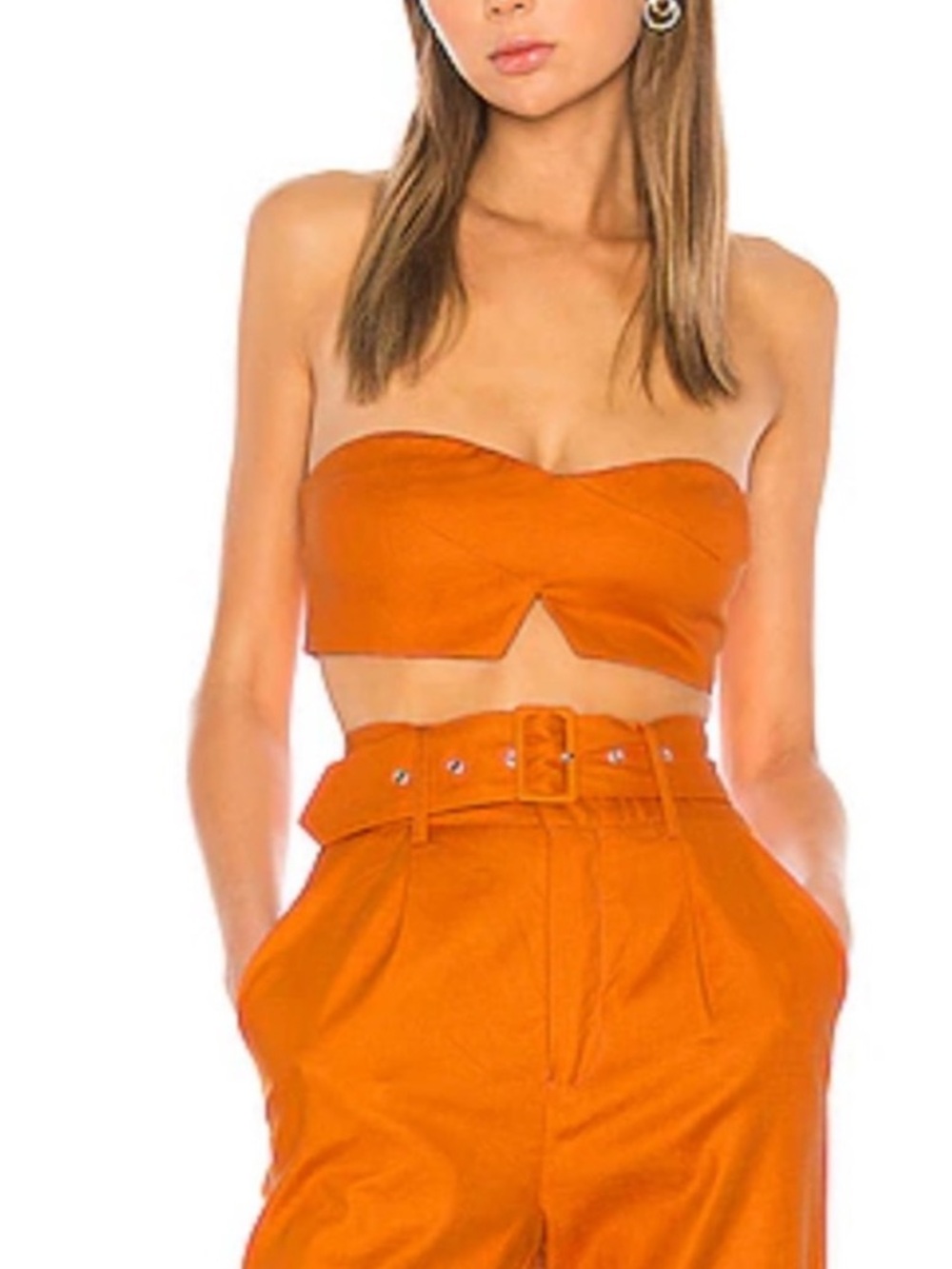 Desert Orange crop top